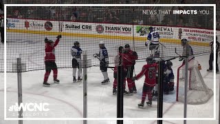 Charlotte first responders honored with 17th annual Salute To Heroes hockey game