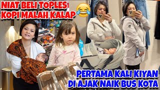 BELAJAR MUDIK BAWA 2 ANAK!! BELANJA 4 JAM TANPA BANTUAN SUAMI 😂