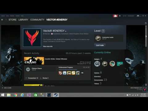 How To Change Steam Profile Background Youtube