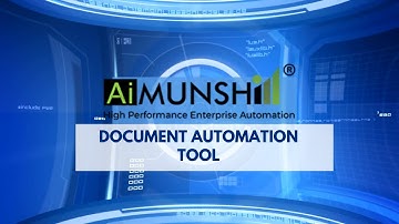 AiMunshi - Intelligent Document Automation Tool for Enterprises