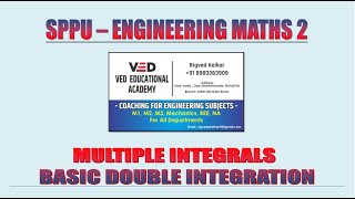 ENGINEERING MATHS 2 - UNIT 6 (MULTIPLE INTEGRAL) - BASIC DOUBLE INTEGRATION