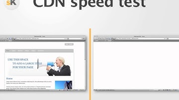 SiteKreator Content Delivery Network Speed Comparison