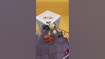 Kick the Buddy: Down the Stairs to Oblivion! 💥☢️ #kickthebuddy #shorts