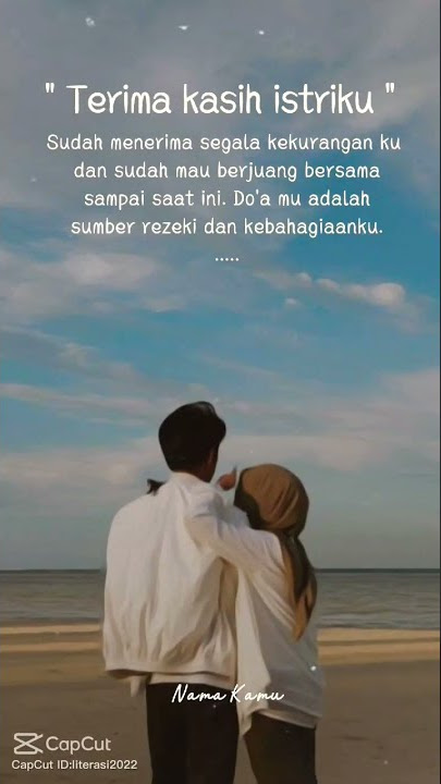 'TERIMA KASIH UNTUK ISTRIKU'🥰