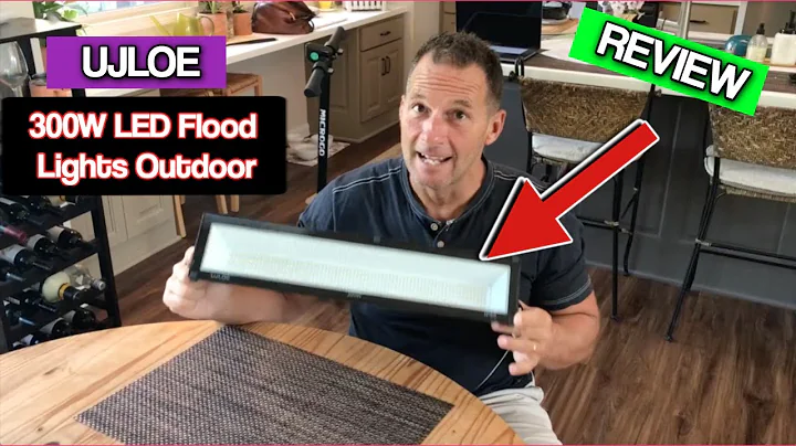 300W LED Flood Lights Outdoor, IP66 Waterproof, 33000LM, 100V 120V, Super Bright Outdoor Security