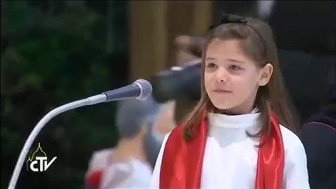 Đức Thánh Cha gặp gỡ 6 ngàn thành viên các ca đoàn trẻ