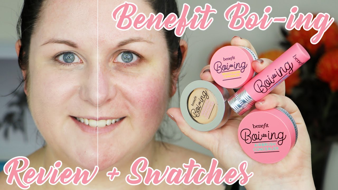 Aftensmad donor lineal NEW Benefit Cosmetics Boi-ing Concealer Range Review & Swatches - YouTube