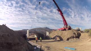 Check It Out: Wildlife Underpass Installation-Time Lapse
