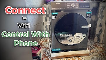 How to Connect Hisense Washing Machine to WiFi - Control With Phone