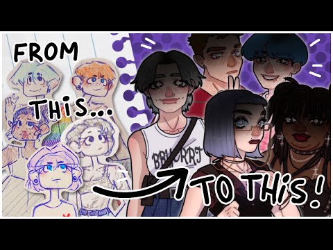 Redesigning My Middle School OCs!
