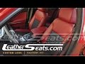 Dodge Charger Seat Covers Red