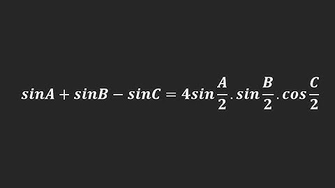 Prove that:  sinA+sinB-sinC=4sin A/2.sin B/2.cos C/2