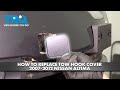 How to Replace Tow Hook Cover 2007-2012 Nissan Altima