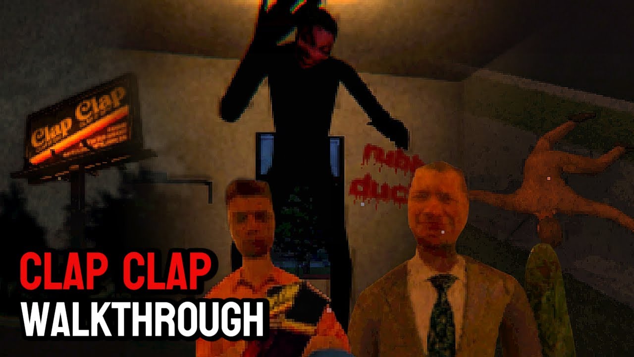 CLAP CLAP | Full Game Walkthrough (All Endings - Good, Bad, Secrets) | Itch.io