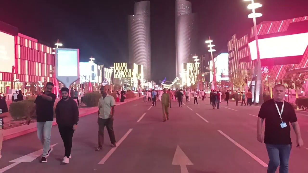 Beautiful Adhan at Lusail Boulevard, Qatar