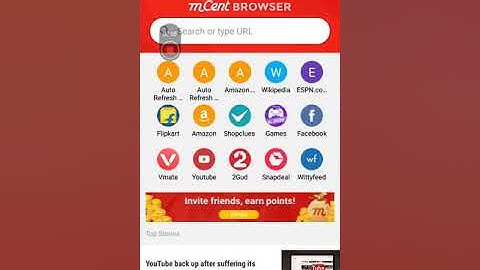 How to increase mCent Browser unlimited point