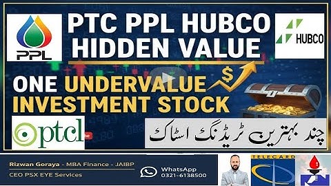 PTC PPL HUBCO VALUE BUYING - ONE ATTRACTIVE INVESTMENT STOCK - TOP PICKS FOR MONDAY - KSE-100 DISCUS