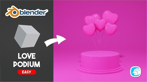 Tutorial Modeling Blender 3D Beauty Podium | Blender 3.0