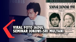 Viral Foto Jadul Jokowi Jadi Panitia dan Sri Mulyani Jadi Narasumber Seminar 1998