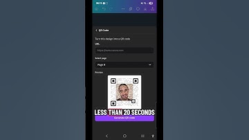 Make Your Own QR Code in Seconds using @canva #shorts