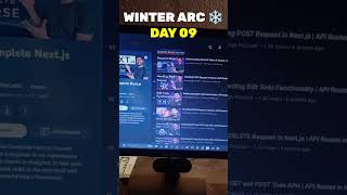 #Day09 – Working My #SaaS “ThinkBin” + Setup in Next.js 🔥 #winterarcchallenge #buildinpublic #shorts