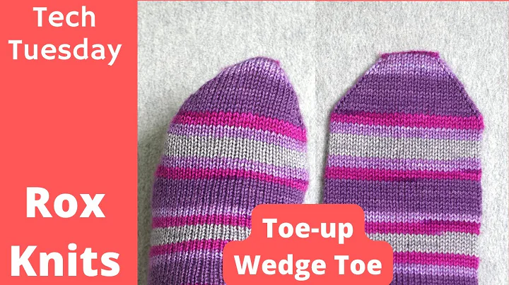 Toe Up Classic Wedge Sock Toe // Technique Tuesday