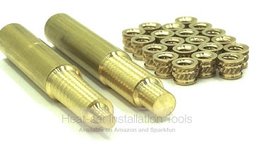 Plastic heat set insert installation tool - Usage