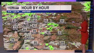 Isolated storms for Sunday in southern Colorado