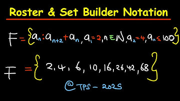 How to represent sets in Roster & Set BUilder forms M1001 TUTORIAL SHEET 1
