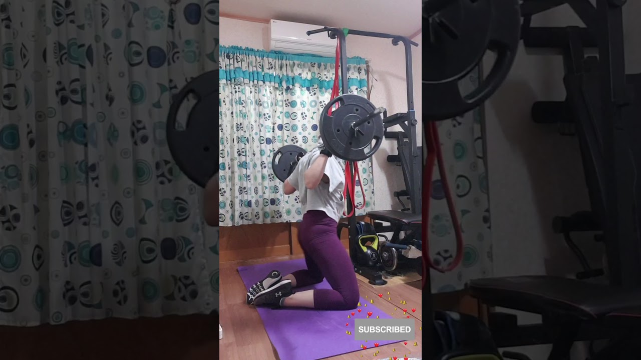 BARBELL KNEELING SQUAT, BARBELL BACK SQUAT YouTube