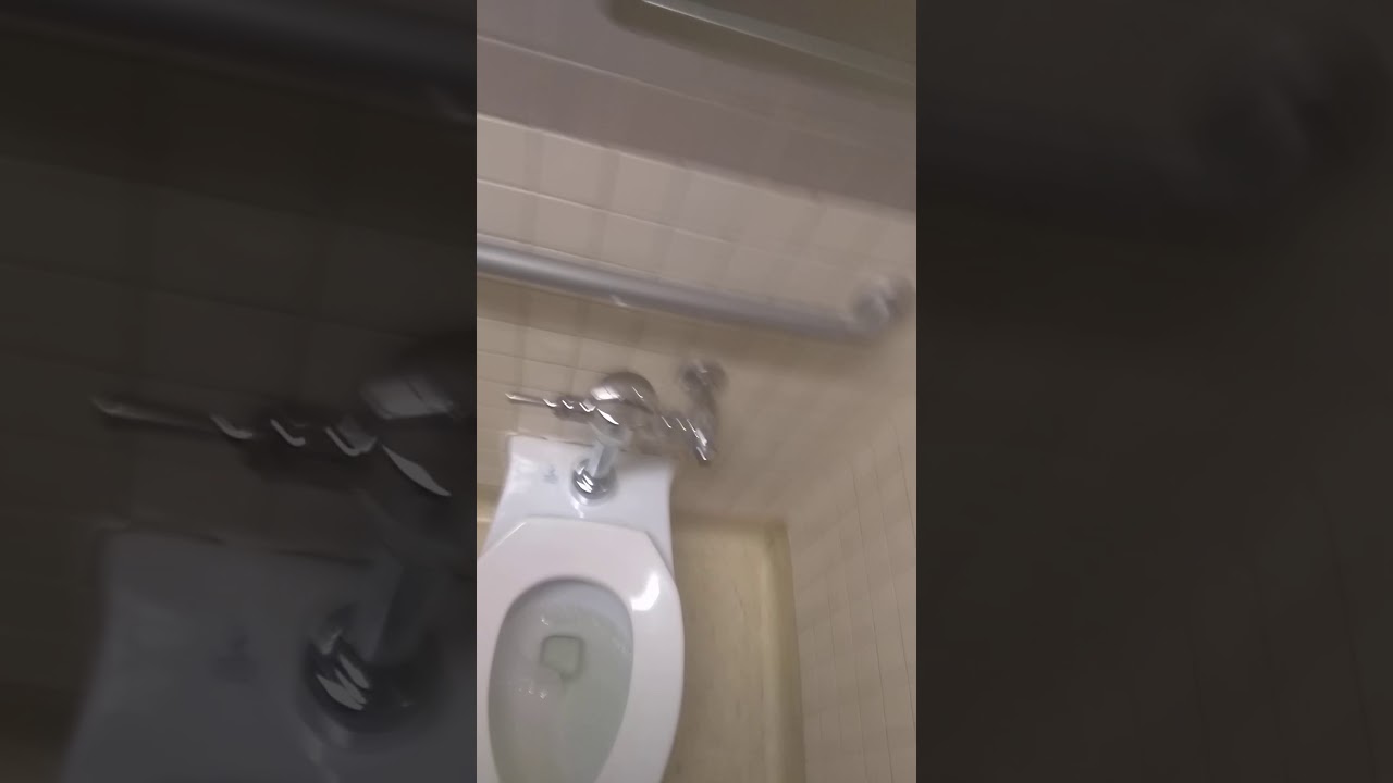 How to flush public toilets YouTube