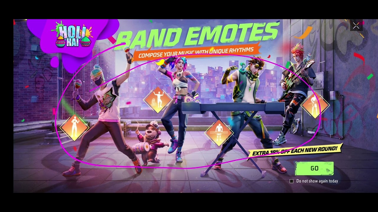 free fire new events 