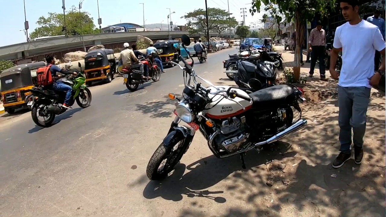 Taking delivery of interceptor 650 (baker express) congratulations