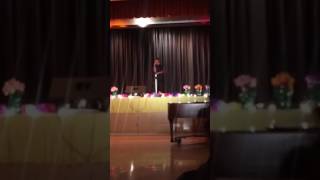 Z - It Will Rain Talent Show Cover