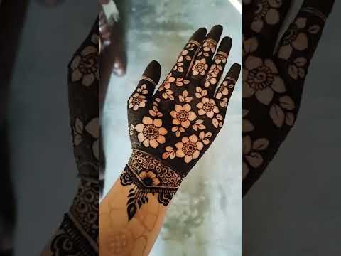 Bridal Bhrwa 3D Mehendi Design Shorts Mehndi Youtubeshorts