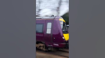 EMR Turbostar Class 170: 170419 Passing Radcliffe(Notts) Station With A 2 Tone Horn/Honk
