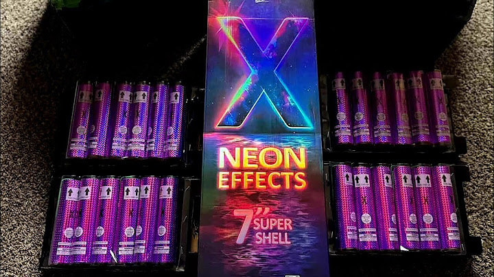NEW* 2025 !!! X 7" Super Shell Neon Effects Canister Shell x25 (Must Watch) 🔥 #dejay314 #Fireworks