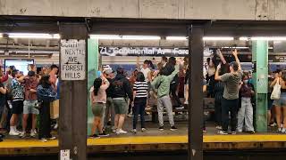Mr. Brightside singalong, at Forest Hills Station