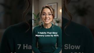 7 Daily Habits That Slow Memory Loss by 40% #brainhealth #longevity #healthafter50