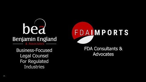 Foreign Supplier Verification Program (FSVP) 101 PART I