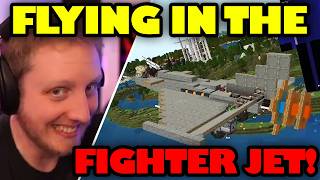 Philza REACS To Aypierre's FIGHTER JET! QSMP 2