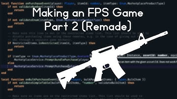 OOP framework and Shooting | Making a FPS Game in Roblox (Part 2)