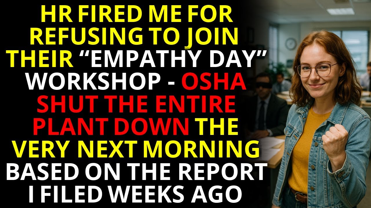She Refused “Empathy Day” - Then Shut Down the Whole Plant with OSHA Receipts 💼🔥