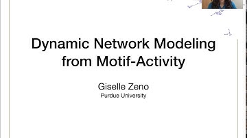 Dynamic Network Modeling from Motif-Activity
