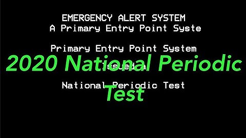 EAS Mock: 2020 National Periodic EAS Test (because it was cancelled)