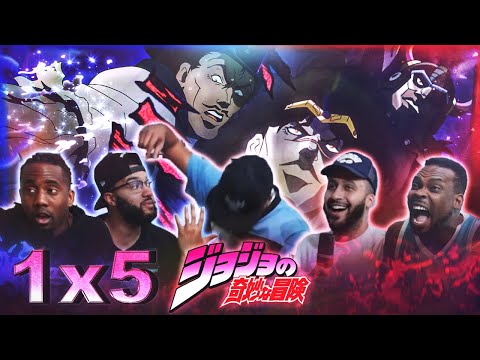 JoJo's Bizarre Adventure Ep 5  "The Dark Knights" Reaction!