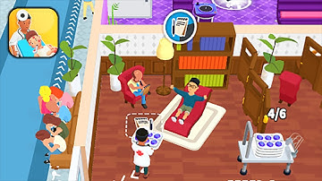Doctor Hero - Part 1 Doctor Hospital Manager - Gameplay Walkthrough(iOS, Android)