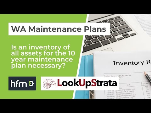WA: Q&A Is an inventory of all assets for the 10 year maintenance plan necessary? | LOOKUPSTRATA