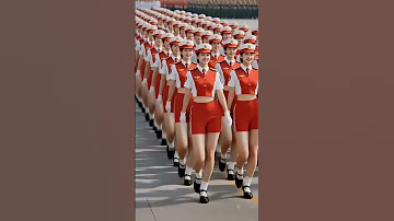 The World S Largest March Of Chinese Female Soldiers Army Military Aiart 
