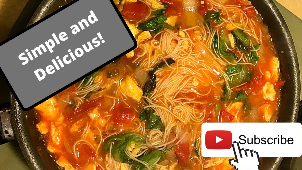 How To Make Tomato and Egg Noodles (Authentic Chinese Dishes) YouTube